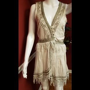 Free People Gotta Go Embroidered Lace Dress